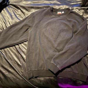 Supreme X Lacoste Crewneck Black Size XL preowned no flaws